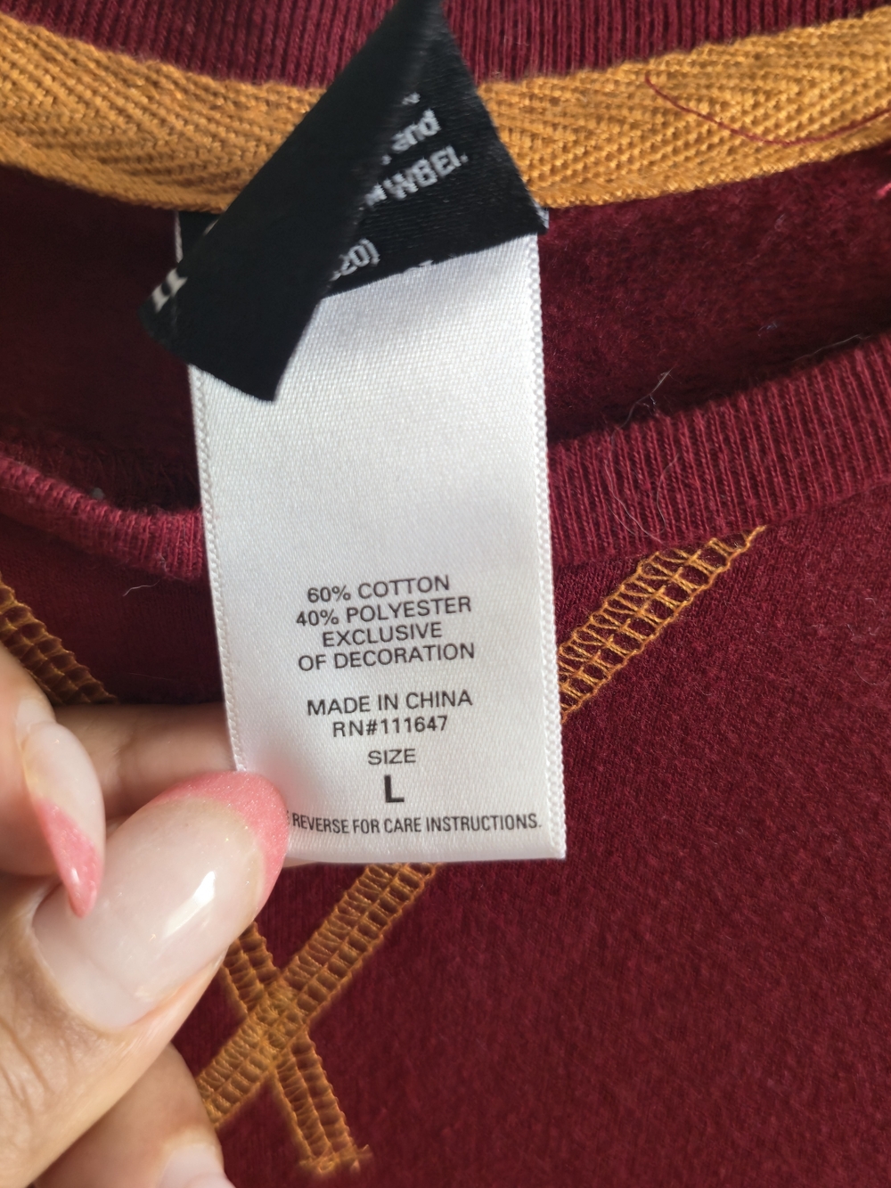 Harry‎ Potter Gryffindor Red And Gold Crewneck Sweatshirt - Picture 6 of 11